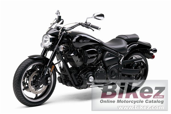 Big Yamaha midnight warrior picture and wallpaper from Bikez.com